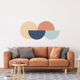 Wallity Sticker Decorativo para Pared MB-00101 Multicolor 100 x 45 cm